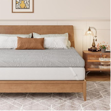 Vesgantti Super King Mattress Topper Gel Infused Memory Foam Mattress Topper with Washable Cover CertiPUR-US Certified 180 x 200 x 7.5 cm
