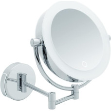 Libaro Tokyo XXL Cosmetic Mirror LED Magnifying Mirror Wall Mounted Dimmer Function Auto-Off Batteries or USB (5X/10X)