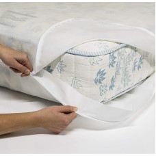 Allergosystem Nuvola Anti Dust Mite Set : Anti-dust Mite Mattress Cover with Zip 90x200x20 cm + Pillow Cover 50 x 80 cm