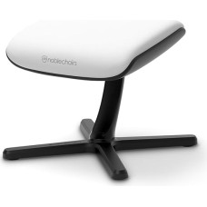 noblechairs Footrest V2.0, White Edition, 45 Degree Tilt, Premium Materials, High-Tech Vinyl Cover, White