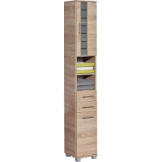 Schildmeyer Nitro 147309 Tall Cabinet Wood Decor Sonoma Oak Decor 32.6 x 30.3 x 194.2 cm