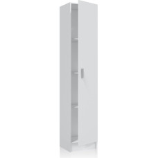 Multi Narrow White Universal Utility Storage Cupboard 1P By furniturefactor