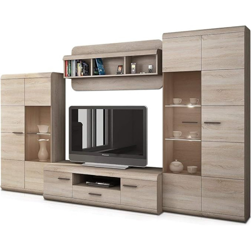 Modern 4 Piece Furniture Set with Multiple Pieces for Living Room