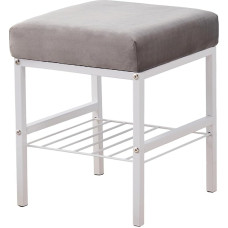 Cpintltr Multifunctional Makeup Stool, Velvet Footstool, Ottoman, Shoe Change Stool, Makeup Stool, Storage Stool, Footrest, Makeup Stool, Small Footstool, Pouf, Ottoman, Stool for