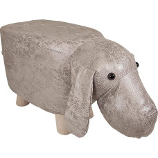 Sheep Footstool Height 28cm Suede Waterproof Solid Wood Feet