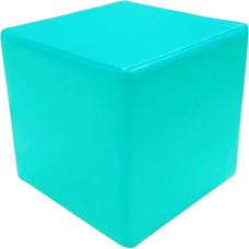 Foam Cube Turquoise Mint Petrol with High-Quality Faux Leather Cover and Quality Foam 40 x 40 x 40 cm Seat Stool, Seat Cube, Foam Cube, Storage Cube (Turquoise)