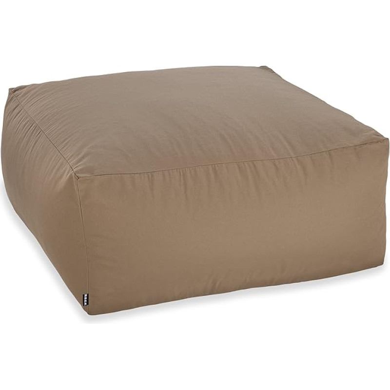 HOCK Outdoor Classic Lounge Stool 90 x 90 x 40 cm Tobacco Colour