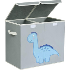 DIMJ laste mänguasjade hoiukast, kokkuklapitav riidest kast, hoiukast lastetoale, raamatute, riiete, mänguasjade hoidmiseks, 47 x 28,5 x 40 cm (Hall)