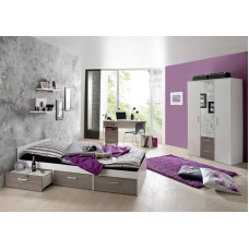 storado.de Nelson 4260498522767 Lastetuba valge matt tammepuust 5-osaline komplekt