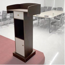 Suuim Lecetern Podium Stand, Podium Commercial Pulpit Podium Floor Standing Lecture Stand Office Lecterns Podiumid koosolekuruum / seminar / stuudio Speakium Podium