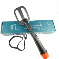 Veealune metallidetektor Impulss Pinpointer Induktsioon sukeldumine aare veekindel metallidetektor käeshoitav spiraal metalliotsija (must)