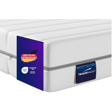 Traumnacht Base Orthopaedic 7-Zone Cold Foam Mattress for All Sleeping Types, H4 Firmness (Firm), 100 x 200 cm, White, Oeko-Tex Certified, Produced According to German Quality Standards