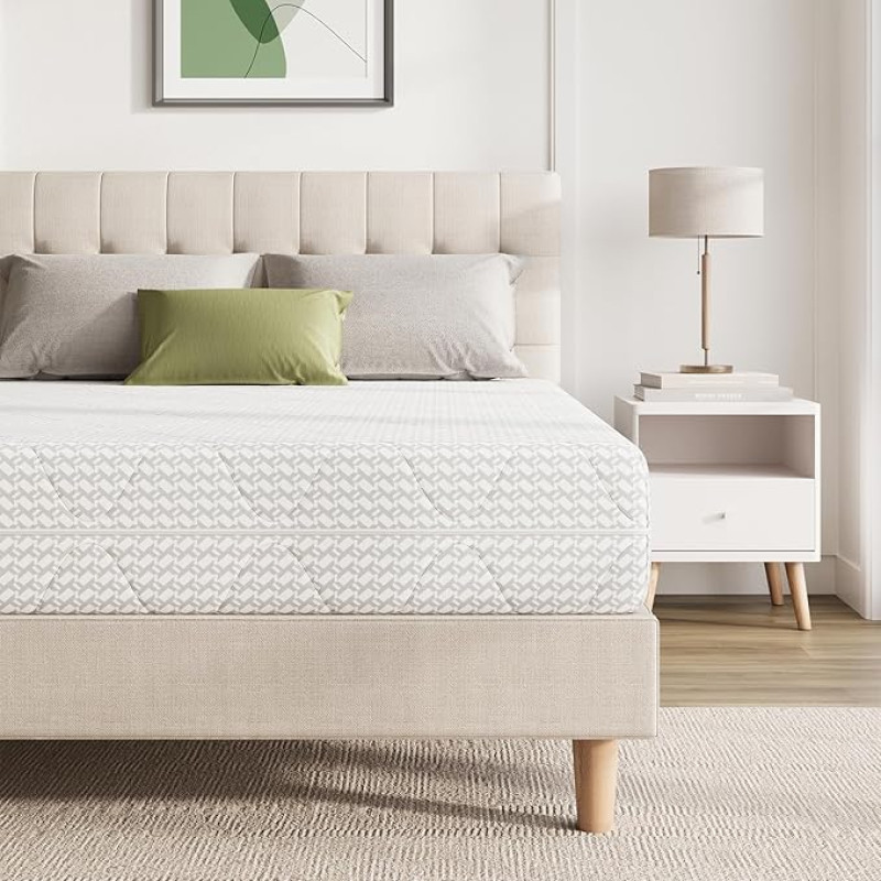 Novilla Mattress 160 x 200 cm 7-Zone Pocket Spring Mattress Hardness H3 Oeko-Tex Certified Pocket Spring Core with All-Round Comfort Foam and Breathable Cover Mattress Height 24 cm