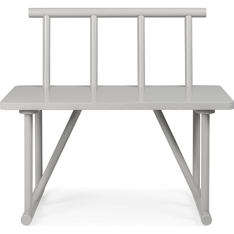 Tenzo 4030-912 Grain Designer Bench Wood Grey Stained 42 x 84 x 77 cm