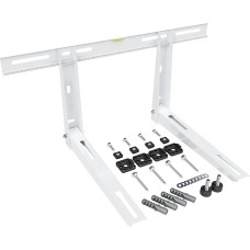 Kältebringer Wall Mount for Air Conditioning Outdoor Unit up to 180 kg - Wall Console Set for Split Air Conditioner or Heat Pump - Very Robust, Stable and Corrosion Resistant (2023 Update)