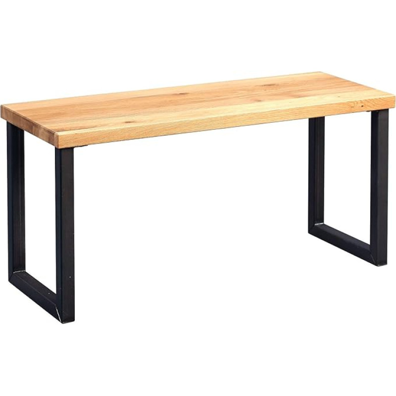 M2 Collection 802022 Bench Wood Wild Oak 80 x 30 x 40 cm