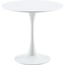 buybyroom Dining Table Round Kitchen Modern Dining Table Small Table for Kitchen Living Room Dining Room Balcony Round Table 70 x 70 cm White