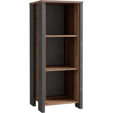 Forte Clif Shelf, Wood Composite, Old Wood Vintage / Concrete Look Dark Green, W/H/D: 47 / 115.1 / 41.6 cm.