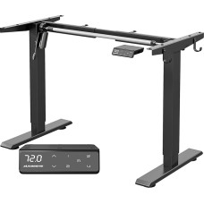 MAIDeSITe Height-adjustable electric desk with strong motor, table frame height-adjustable 2 piece legs and 4 memory control desk height-adjustable