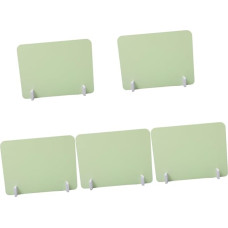 NUOBESTY 5 Sets of Divider for Desk, Privacy Screen, Portable Barrier for Worktops, Divider, Desk, Sneeze Protection for School, Office, Library