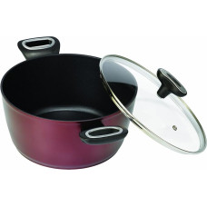 Jata Hogar CF922 Forged Aluminium Pot Diameter 22 cm Capacity 2.6 Litres Suitable for Induction Cookers