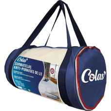 Colas Normand Greenfirst 160 x 200 cm Long Lasting Plant-Based Inspired, Soft Comfortable Resistant Mattress Topper with Anti-Bed (French White)