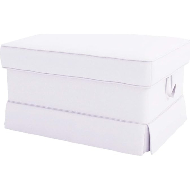 HomeTown Market Heavy Duty Sofa Cover Replacement Compatible for IKEA Ektorp Sofa Cover. Slipcover Only. Sofa Not Included. (White)