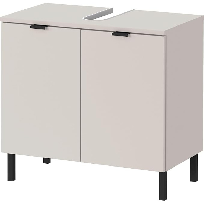 Germania GW-Arcena 1980-572 Vanity Unit in Cashmere with Metal Feet 60 x 56 x 34 cm (W x H x D)
