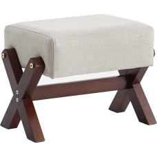 Zjyufy Small Foot Stool for Changing Shoes Stool, Stylish Sturdy Footrest Stool for Entryway, Living Room, Hallway, Nursery