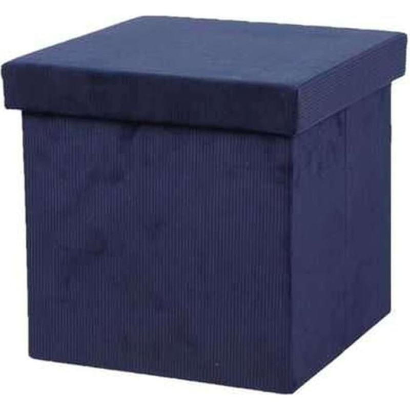 Urban Living Cube Folding Bean Bag - Blue