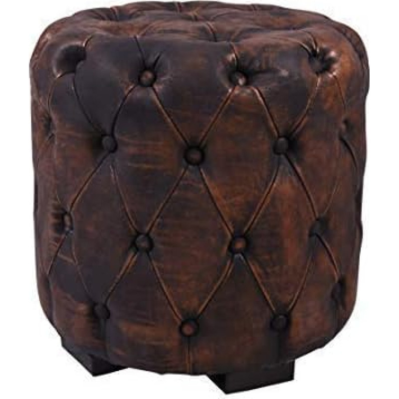 unbekannt Retro Cube Stool Chesterfield Pouf Vintage Foot Stool Stool Fha018 Palazzo Exclusive