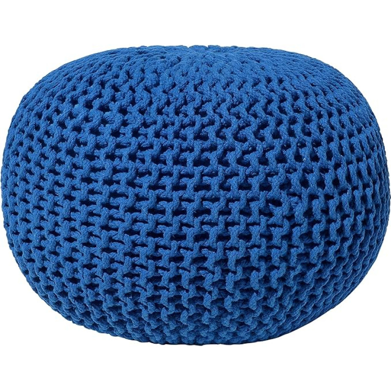 Beliani Trendy Conrad Ottoman in Copper Blue 50 x 35 cm