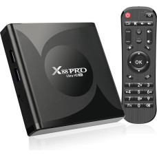 WEILY Android TV Box, Android 13.0 Box 4GB RAM 32GB ROM RK3528 Quad-Core Cortex-A53 GPU Mali-450 Support 8K 10/100M LAN Enternet 2.4G/5G Dual-Band WiFi 6 BT 5.0 USB 2.0/3.0