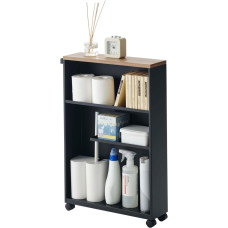 YAMAZAKI torn-vannitoakäru, teras, must, üks suurus