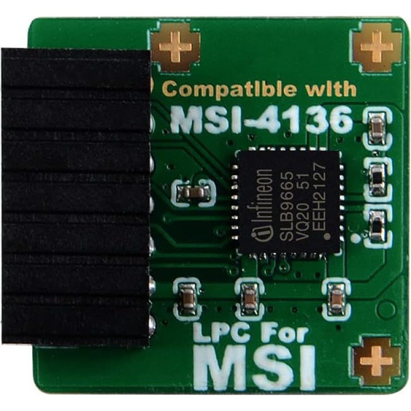 NewHail TPM2.0 Module TPM LPC 14Pin Module with Infineon SLB9665 for MSI Motherboard Compatible with TPM2.0(MS-4136)