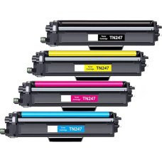 TN-243CMYK MFC L3750CDW Compatible with Brother TN243CMYK Toner for Brother MFC-L3750CDW DCP-L3550CDW MFC-L3770CDW HL-L3210CW HL-L3230CDW MFC-L3710CW TN 243CMKY TN247TN-24 TN-7 TN-243 (4-Pack)
