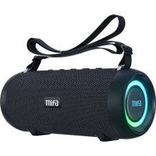 MIFA A90 Bluetooth Speaker 60W Wireless IPX7 Waterproof RGB LED Light 30 Hours Battery, USB/Micro SD Card/AUX-in Playback True Wireless Stereo with Protective Case/Portable Strap