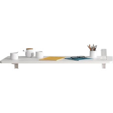 Robuster, schwebender Schreibtisch zur Wandmontage, klappbarer Tisch mit Klappdeckel und-Regal für Zuhause, Büro, kleine Räume, Bar, 40,6 x 30,5 cm, platzsparendes Design