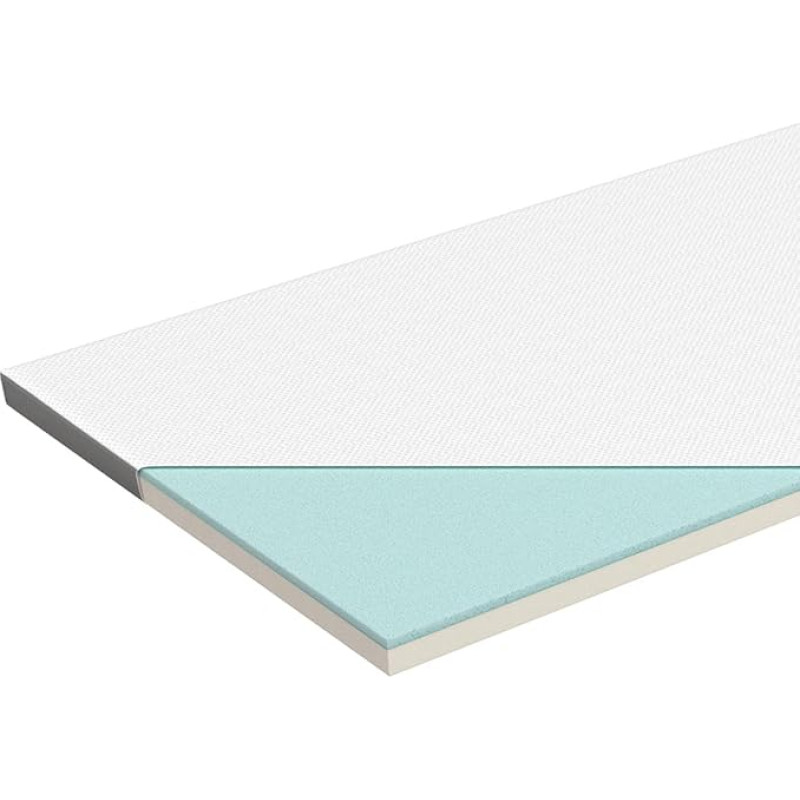 eazzzy Topper Trend, 5 cm Height, Mattress Topper, Breathable, Memory Foam, Suitable for Allergy Sufferers, Mattress Topper with Removable Cover, 180 x 200 x 5 cm
