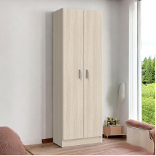 Dmora - Salem 2 Door Multi-Purpose Cabinet Additional Cabinet Shoe Rack with 3 Shelves Modern Tall Shoe Rack 59 x 37 x 180 cm Oak