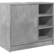 vidaXL Vanity Unit Concrete Grey 63 x 29 x 55 cm Wood Material