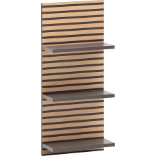Schildmeyer Katta 158592 Shelf, Anthracite/Acoustic Panel Look, 30.3 x 17.5 x 70.2 cm