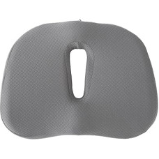 Orthopaedic Donut Pillow Memory Foam Gel Hemorrhoid Pillow for Coccyx Relief Support Pillow for Office Car Home (Grey)