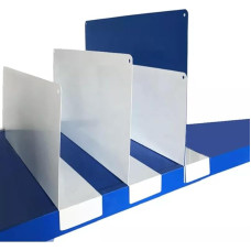 8Gnituhs 20 Pieces 30 x 12 cm Medicine Cabinet Dividers, Pocket Dividers for Wire Shelves, Dividers, Storage Shelf Insulation Plates, PVC Shelf Labels for Supermarket Wardrobes, Storage Shelves