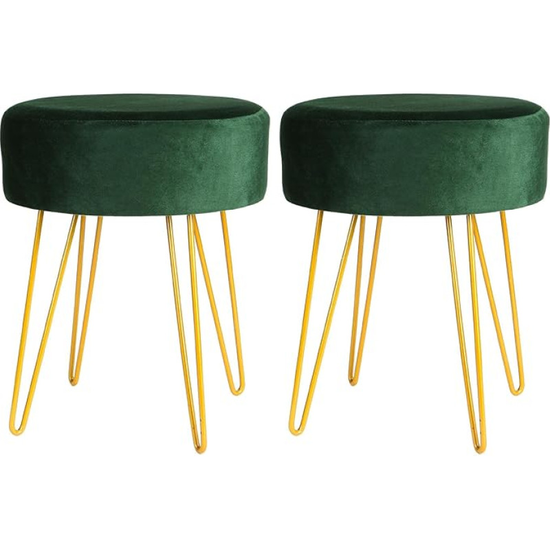 Harbour Housewares Round Velvet Football - 35 x 40 cm - Green