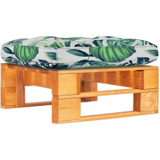 vidaXL Pine Wood Honey Brown Impregnated Garden Stool Stool Garden Table Side Table Footstool Coffee Table Pallet Furniture Garden