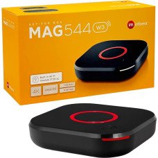 MAG 544w3 Original Infomir & hb-digital 4K Set Top Box multimeedia mängija Internet TV vastuvõtja UHD 60FPS 2160p @ 60 FPS HDMI 2.1 4K ja HEVC tugi USB 3.0 4X ARM Cortex-A35 + HDMI kaabel
