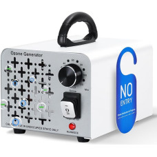 GMGXX 2-in-1 osoonigeneraator 100,000 mg/H, osooniseadme negatiivsete ioonide õhupuhastaja osooni ja negatiivsete ioonide režiimiga, O3 osoonigeneraator 120-minutilise taimeriga, osonaator auto kodu ja peene tolmu jaoks
