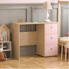 Junior Vida arvutilauad roosa ja tammeplaat Standard 3331402