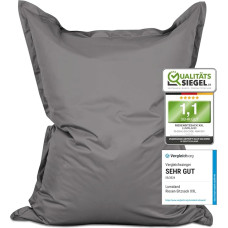 Lumaland, luxury XXL giant beanbag, 380 litre filling, 140 cm x 180 cm, indoor, outdoor